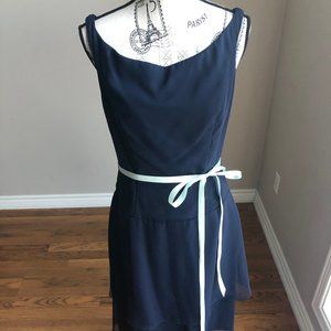 WTOO by Watters & Watters Navy blue tea length 10